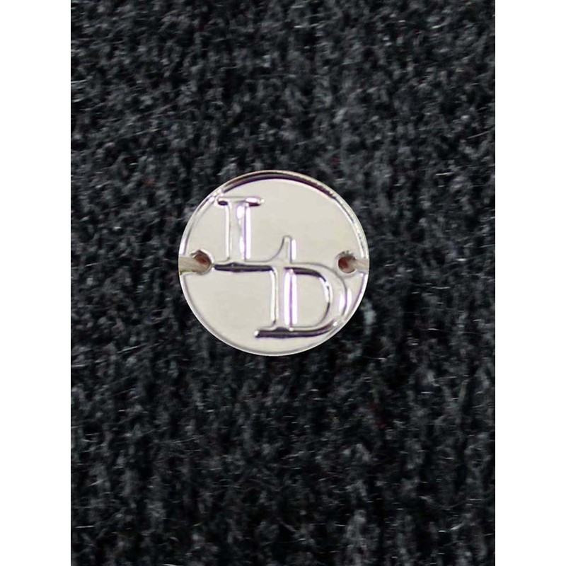 Luxury Divas Black Metallic Knit Shawl Wrap