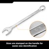 Der Erwachte Large Wrench Set with Rolling Pouch, SAE, 6-Piece,
