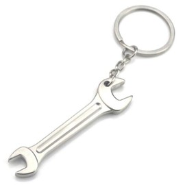 Roar Key Ring Wrench Tool – 7 cm Length – Fun Accessory for Craftsmen, DIY Enthusiasts and as a Gift, silver, Unit size