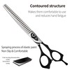 Fenice Peak 7'' Thinning Shears for Pet Grooming Scissors Chunkers