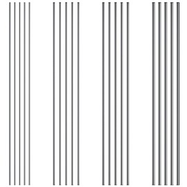 10 PCS 30CM Stainless Steel Solid Round Rods (diameter: 3mm)