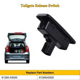 81260-A5000 Tailgate Boot Release Switch Lid Lock Handle Compatible with Hyundai i30 GD 2012-2017 Compatible with KIA Cee'D/Cee'D Combi Van