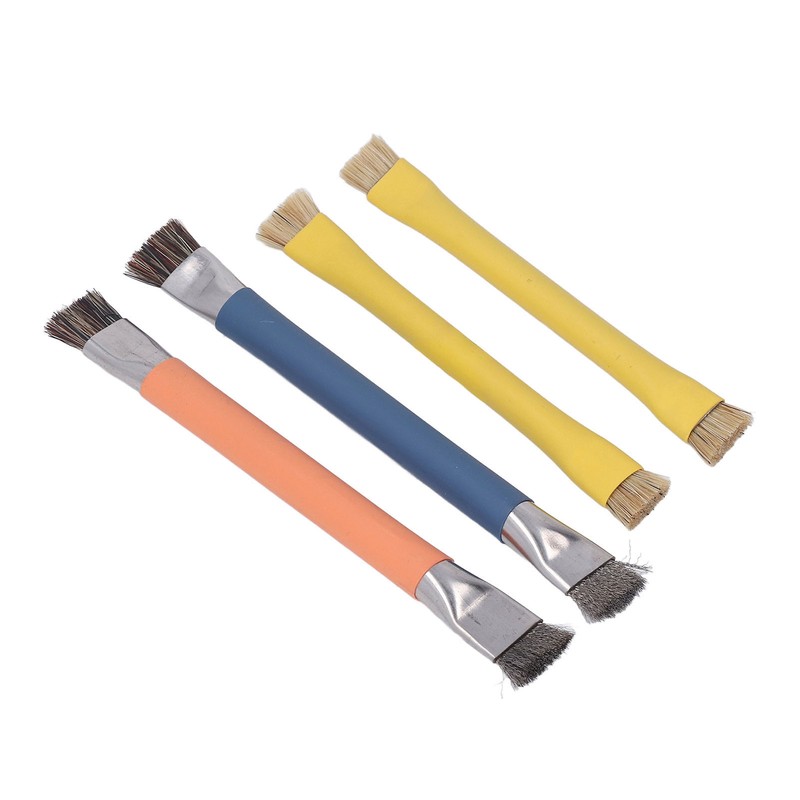 4PCS Keyboard Cleaning Brush Anti Static ABS Handle Stainless Steel