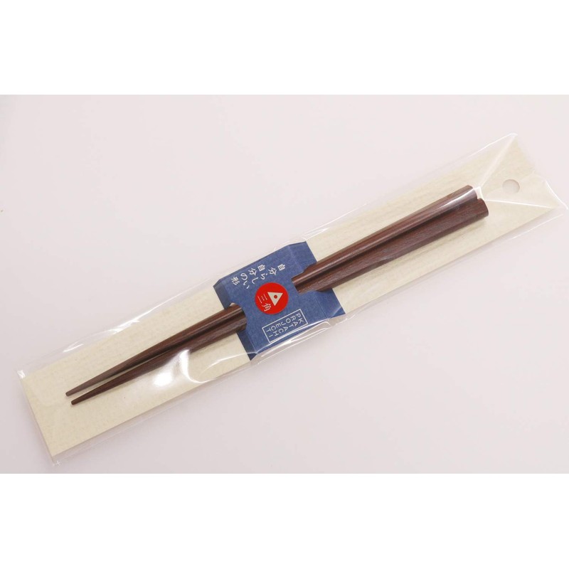 Ishida KP Lacquered Triangle Plain Chopsticks Made in Japan 8.3