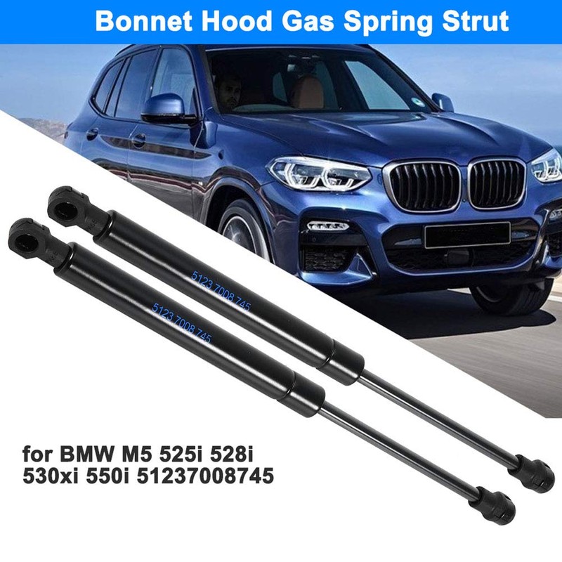 Akozon Bonnet Lifting Support 1 Pair Bonnet Lifting Struts Bonnet