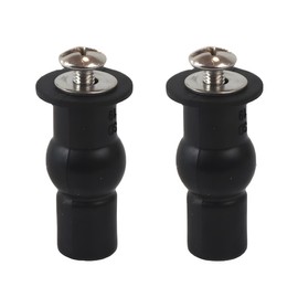 LYQNIHOB Toilet Seat Attachment: Set of 2 Expansion Screws & Dowels for Replacement and Fixing of Toilet Seats and Lids, Toilet Fixing Set for Stable Hold