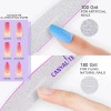 Canvalite 10 PCS 네일 파일 전문가용 재사용 가능한 양면 에머리