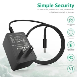 36V Charger Compatible with SMOTURE, SunSare, NADALY, INTETURE, Iirios, SunSare 550W 45KPA Cordless Stick Vacuum Cleaner 29.6V Battery Cordless Vacuum Cleaner Charger