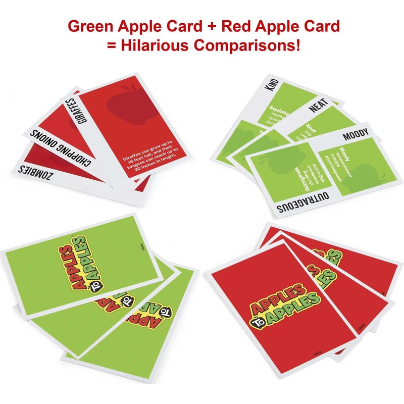 Mattel Games Apples to Apples Game of Comparisons for Parties