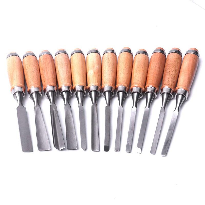 ATOPLEE 12pcs Wood Carving Chisel Set for Woodworking, Professional Wood