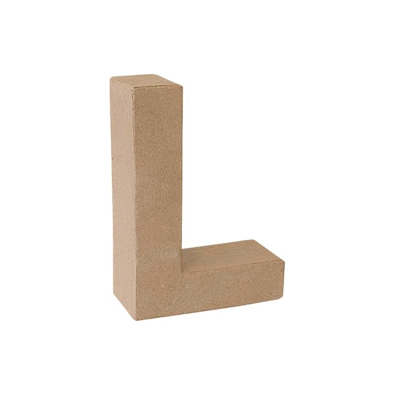 Cardboard Letter, 17.5 x 5.5 cm, Paper Part, Painting, Crafts,