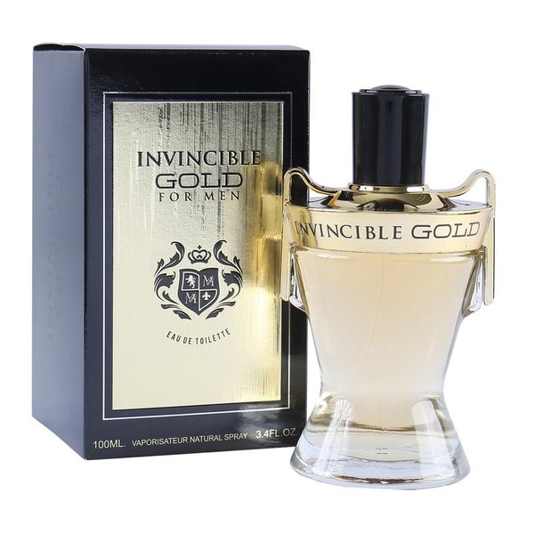 Invincible Gold Spray Cologne For Men 100ml/3.4fl.oz. Fragrance for Men