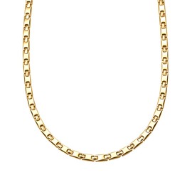 Jeroot Germanium Necklace, Titanium, Hypoallergenic, Magnetic Necklace, Men's, Women's, Health Accessories, Popular, 19.7 inches (50 cm), 3 Colors, Exclusive Box, 18K Yellow Gold