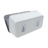 Cotton Buds Dispenser Plastic Make Up Pad Container Make Up