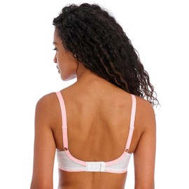 Freya Women's Offbeat Underwire Padded Half Cup, White, 30E