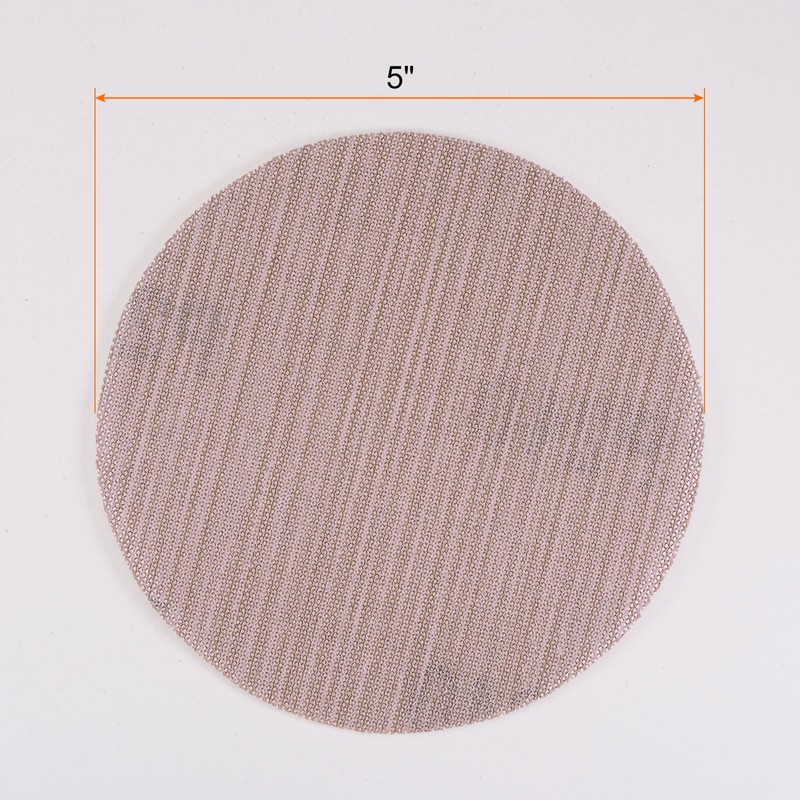 sourcing map 10pcs Mesh Sanding Discs 5 Inch Hook and