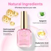 MIZHSE Pink Nail Hardener with Colour Extra Strong Nail Hardener