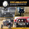 Auxbeam 4In 72W Round Led Offroad Light, 2PCS 7200LM Spot