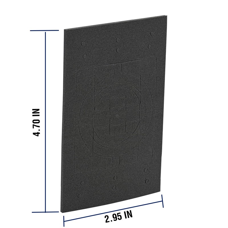 Sigma Electric, Black Sigma Engineered Solutions 14001 1-Gang Weatherproof Gasket,