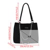 Womens Rhinestones Shoulder Tote Bag Faux Suede Crystal Glitter Handbag