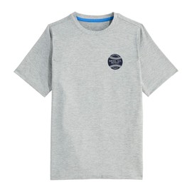 vineyard vines Boys' Swing Hit Repeat Short-Sleeve Harbor Performance Tee, Grey Heather