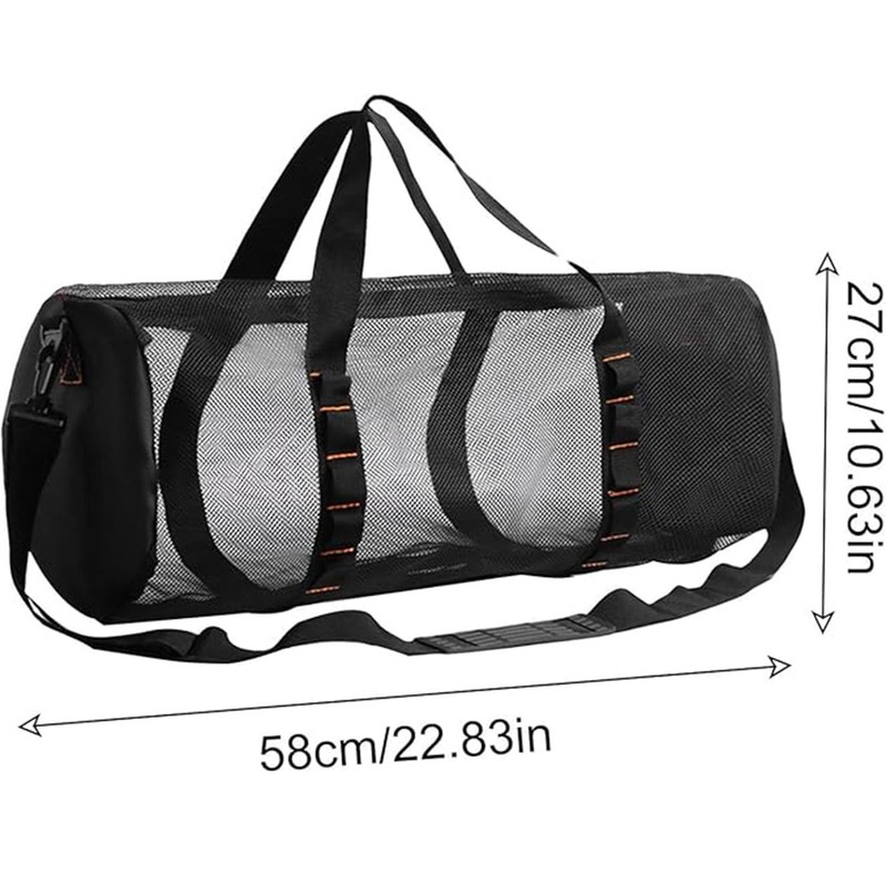 Mesh Gear Bag, Mesh Surfing Swiming Dive Bag, Nylon Mesh