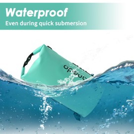 Lanedo 20L/30L Dry Bag Large Waterproof Bag Roll-Top Heavy Duty Fishing Duffel Bag with Durable Straps for Kayaking Paddle boarding Boating Rafting Fishing (Lake blue, 20L)