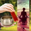Tibetan Singing Bowl - 4" Singing Bowl Set with Beater