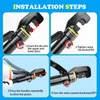 TooTaci Hydraulic Crimping Tool Kit - Crimper Crimping Tool with
