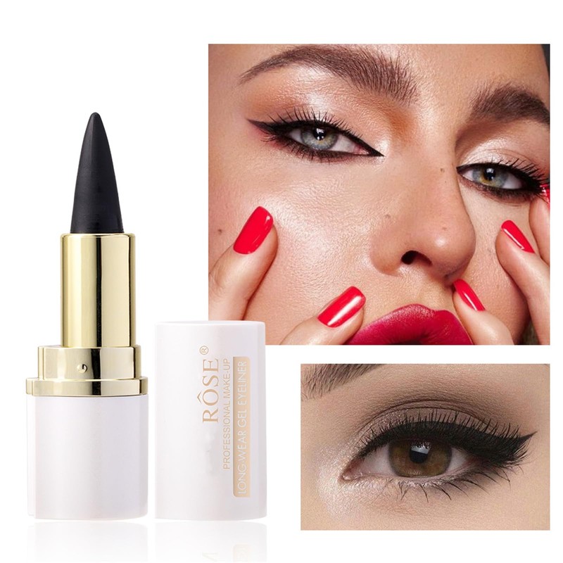 EONFAVE Black Eyeliner - Eyeliner Pencil - Black Pen Gel