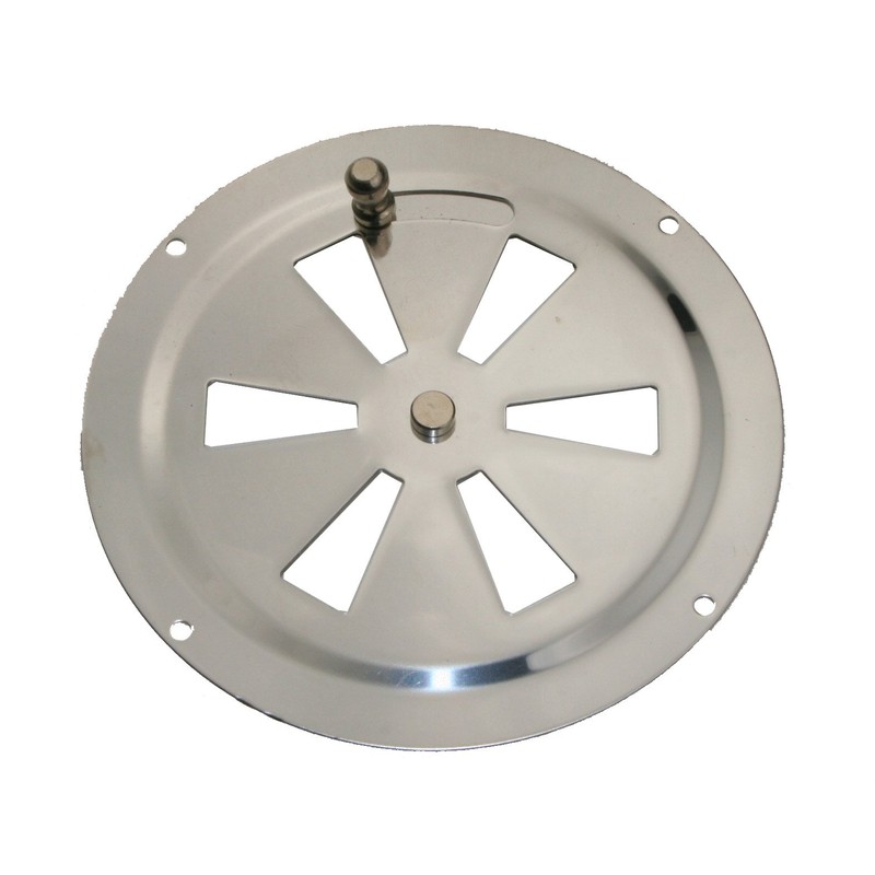 4x Ventilation Rosette Stainless Steel Air Vent Gill Stainless Steel