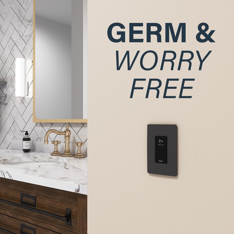 Legrand radiant RSWV203 20 Amp Wave Touchless Motion Sensor Light,