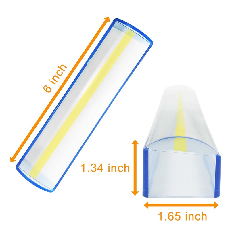MAGDEPO 3X Dome Top Bar Magnifier 6" Optical Tool With