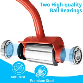 Jerliflyer Log Peeler, Log Debarker Designed for Husqvarna and STIHL, Chainsaw Attachment for Wood Debarking with 4 Blades fits, Efficient Wood Debarking Tool for Timber Processing
