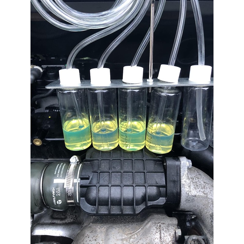 6 Cylinder Diesel Injector Flow Meter Diagnostic Set, Cylinder Common