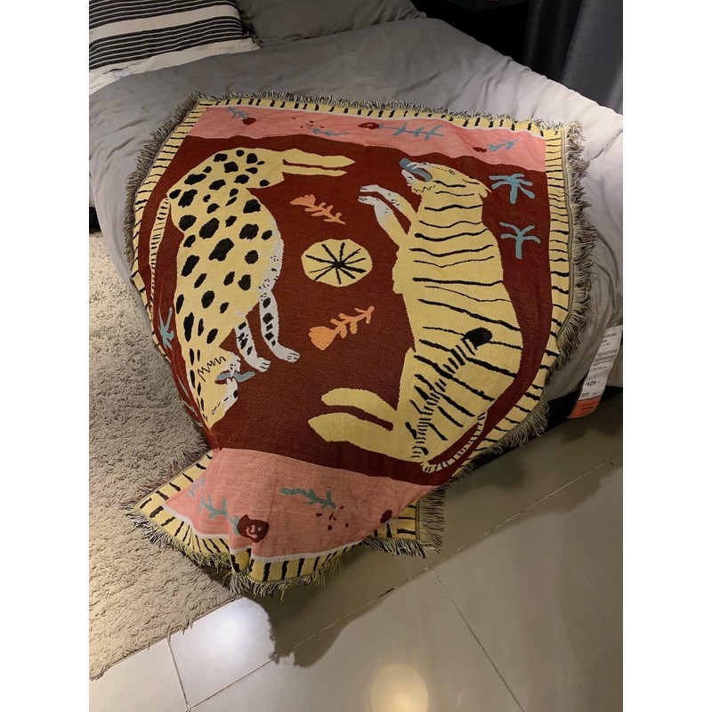 Unique Animal Pattern Leopard Tiger Pink Cheetah, Tiger, Rug Blanket