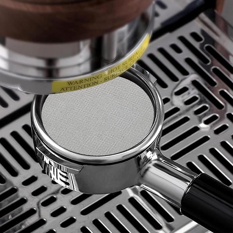 Yieidui 58mm WDT Tools Puck Screen Espresso Dosing Funnel Stainless