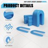 200 Horseshoe Tile Spacers, 1/16-Inch U-Shaped Plastic Spacers for Tile