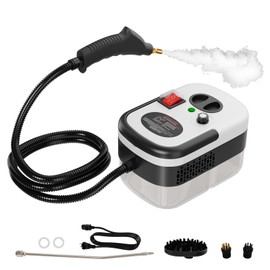 Handheld Steam Cleaner, 2500W Pressure Portable Cleaner with 3 Brush, 6-gears adjustable for Home Use, Floor, Kitchen,Bathroom, Car