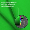 Portable Collapsible Webcam Backdrop with Package Bag, Background Green Screen,