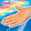 CRAZE Sticker Nails Galupy Mermaid - 24 Stick-on Nails for