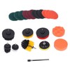 22pcs Drill Brush Attachments Set Multipurpose Power Scrubber Cleaning Kit