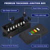 CheeMuii 7 Way Trailer Junction Box Weatherproof 7 Pin Trailer