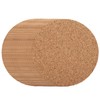 Round Cork Coasters,Unfinished Round Wood Blank Coaster Bulk for Drinks