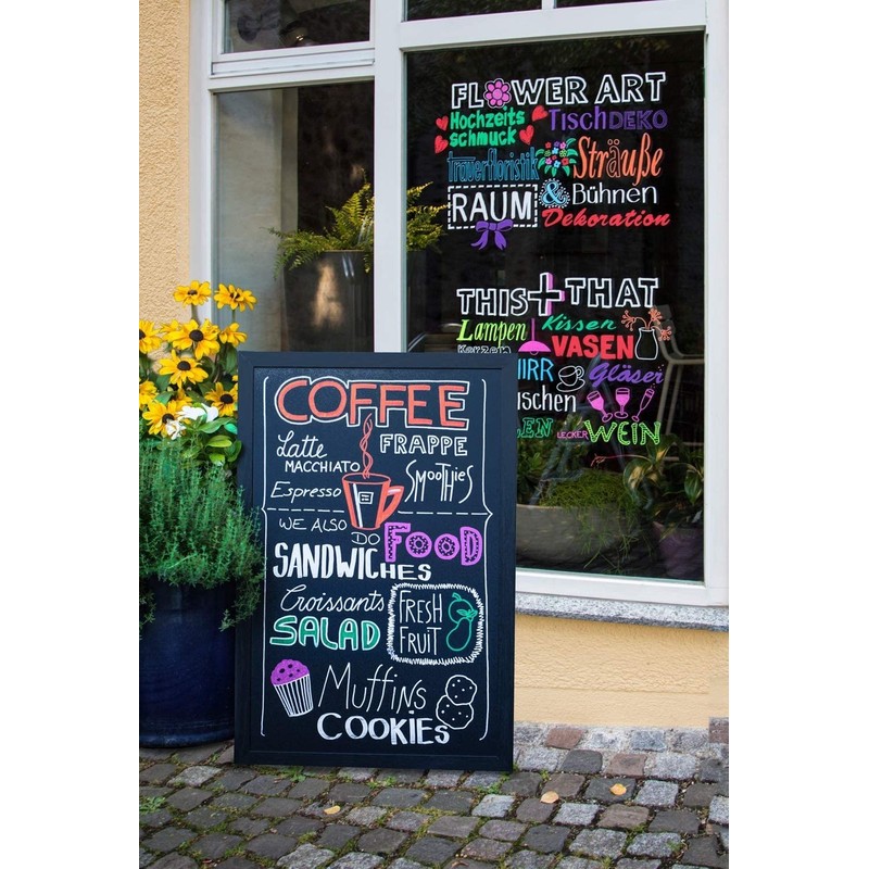 UNI CHALK PWE-8K RED MARKER CHISEL TIP (8.0mm BX 6)