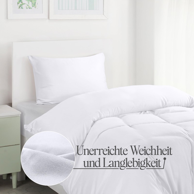 Utopia Bedding Bed Linen 135 x 200 cm Set, Microfibre