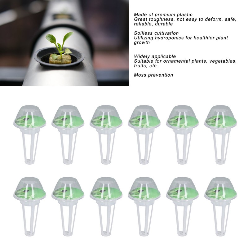 Hydroponic Pods Kit Soilless Grow Baskets Grow Domes Pod Labels