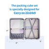 Narwey 6-Piece Compression Suitcase Organiser, Compression Packing Cubes Backpack Suitcase