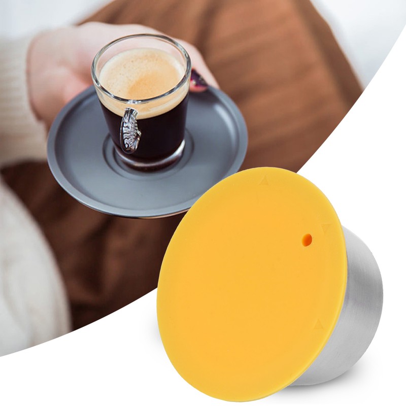Coffee Capsule Stainless Steel Reusable Refillable Filter Cup for Dolce