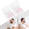 ABOHU Earplugs Wax Cotton, 12 Pairs Wax Ear Plugs for